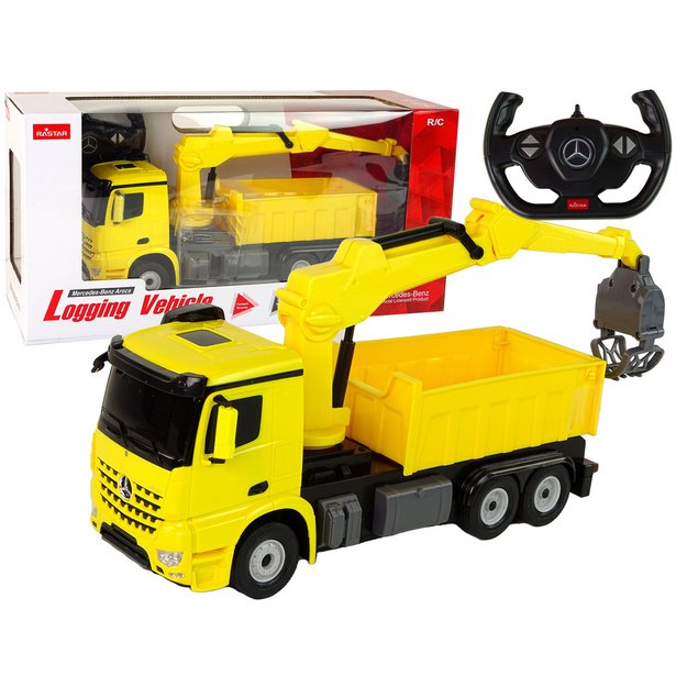 Mercedes Rastar Yellow Grapple Truck