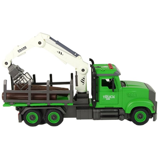 Green Timber Truck 3