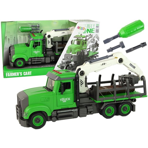 Green Timber Truck