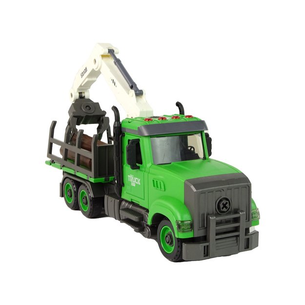 Green Timber Truck 4