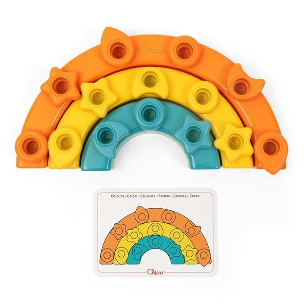 177820 MULTICOLOR PINS RAINBOW 4