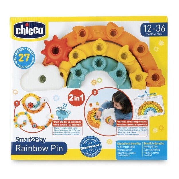 177820 MULTICOLOR PINS RAINBOW 11