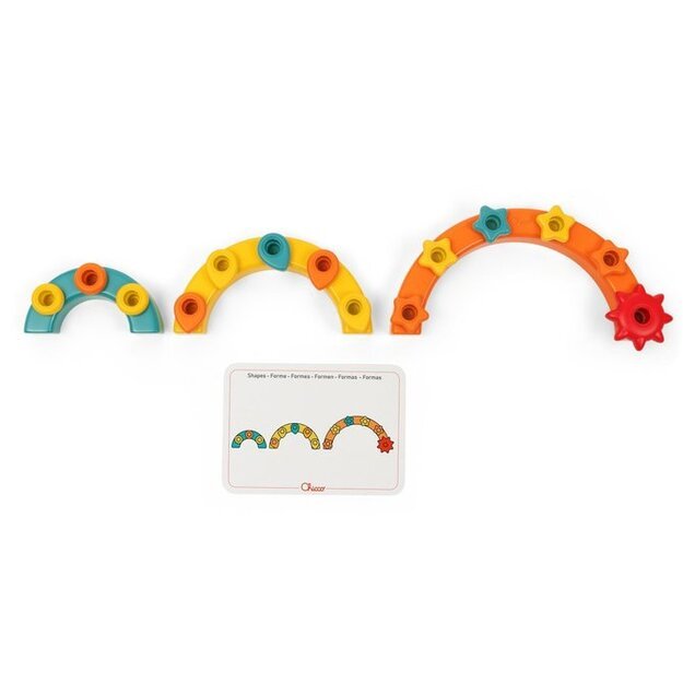 177820 MULTICOLOR PINS RAINBOW 6