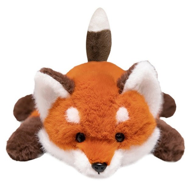 Plush Fox Cuddly Toy With Weighted Paws 30cm 1