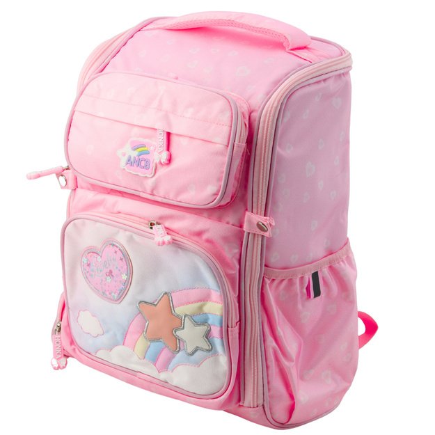 Unicorn School Backpack Chest Strap Pink 20L 3