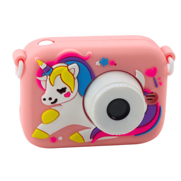 Digital Camera For Kids Unicorn Pink 48Mpx HD 1080P 1