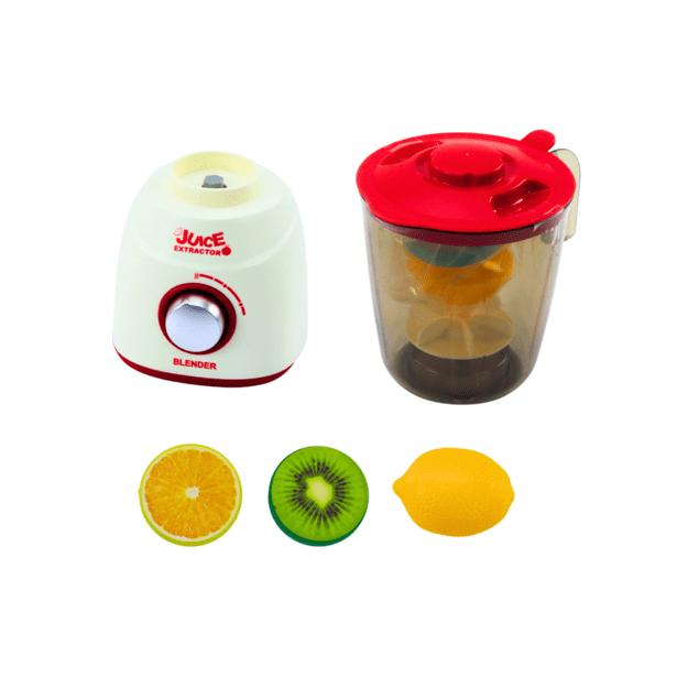 ŽAISLINIS BLENDERIS VAIKAMS – SU ŠVIESOS IR GARSO EFEKTAIS + VAISIŲ RINKINYS (3 VNT.) 2