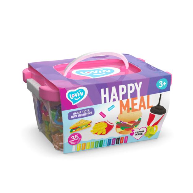 Kūrybinis rinkinys Modeliavimo dėlionė "Happy meal"