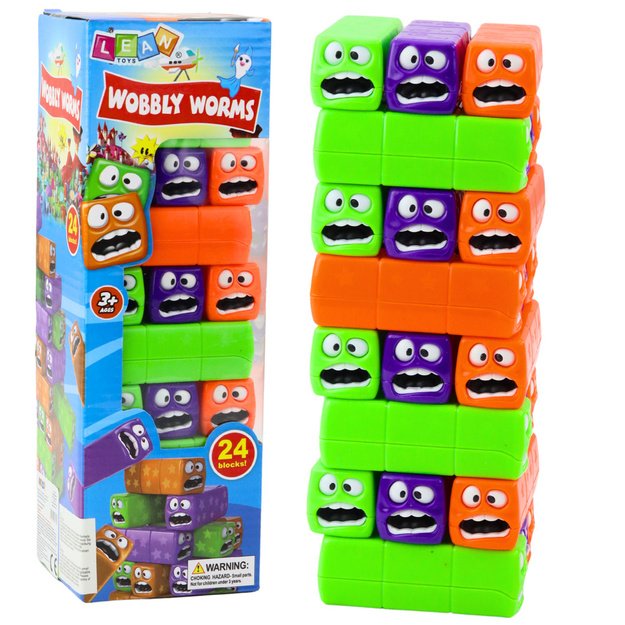 Jenga WOBBLY WORMS
