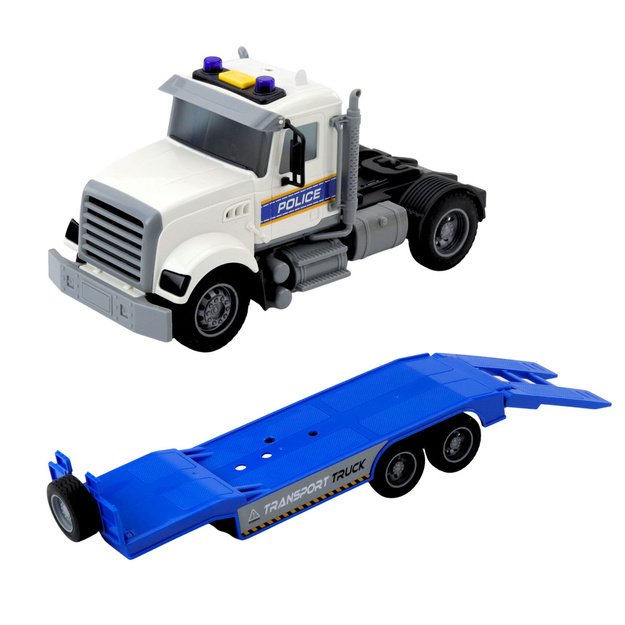 Police Transport Truck Helicopter Lights and Sounds Set