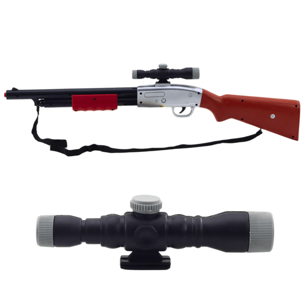 Žaislinis šautuvas su taikikliu ir garsais – 65 cm 1