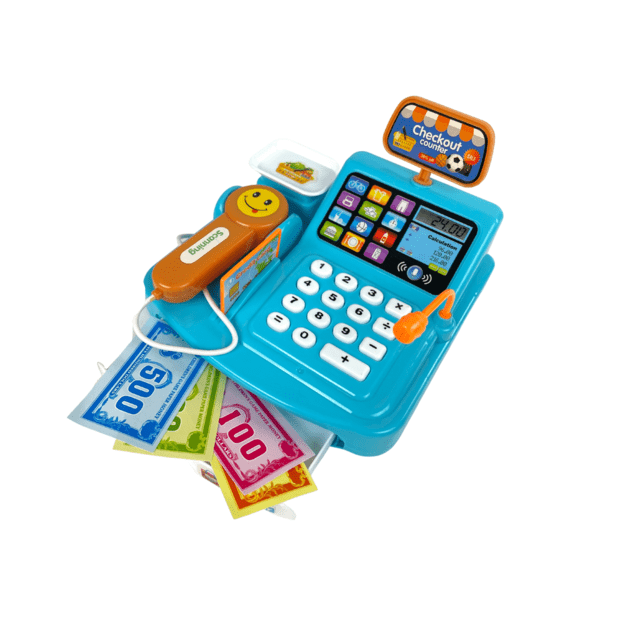 Kasos aparatas su svarstyklėmis ir skaitytuvu 3