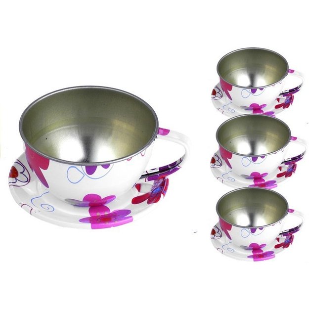 Gražus metalinis arbatos servizo virtuvės rinkinys 2