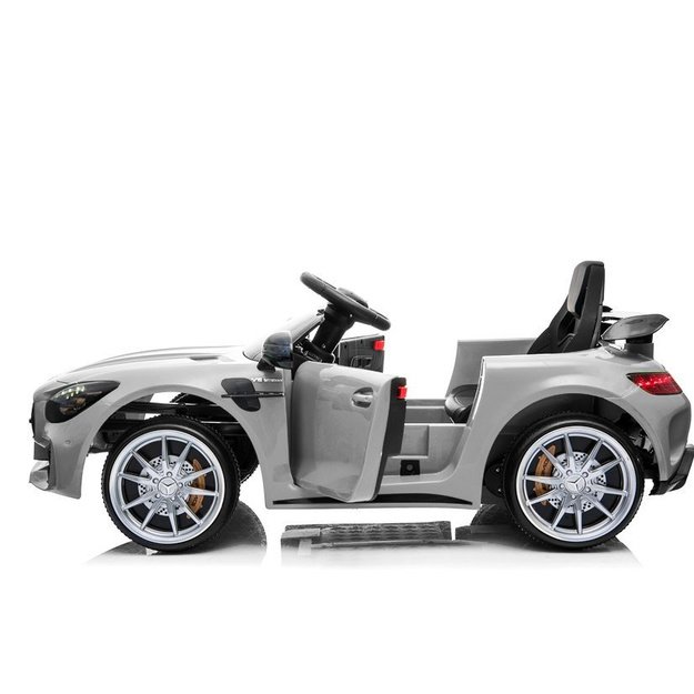 Mercedes GTR Electric Ride On Car - Silver Painting 3