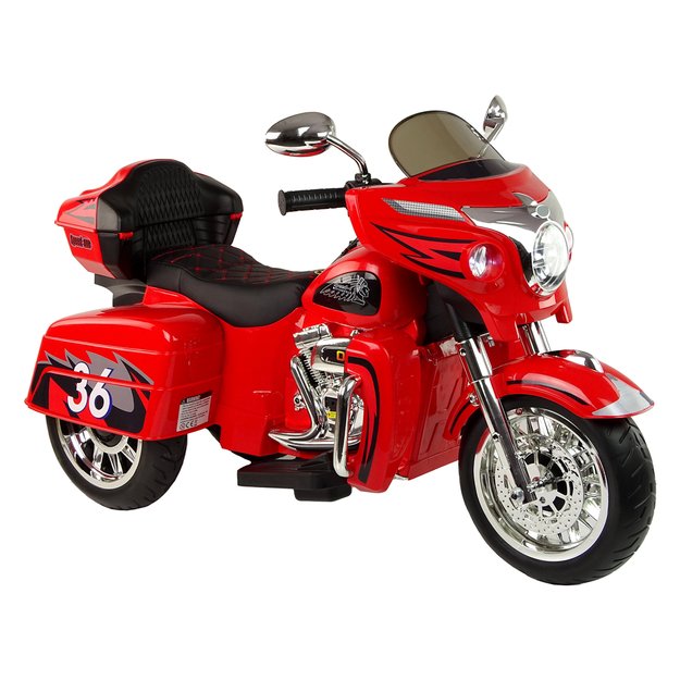 Elektrinis pasivažinėjimas motociklu Goldwing Red