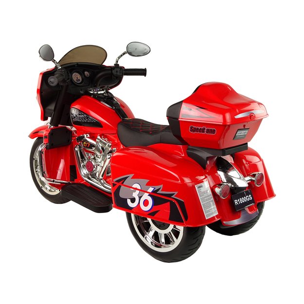 Elektrinis pasivažinėjimas motociklu Goldwing Red 7