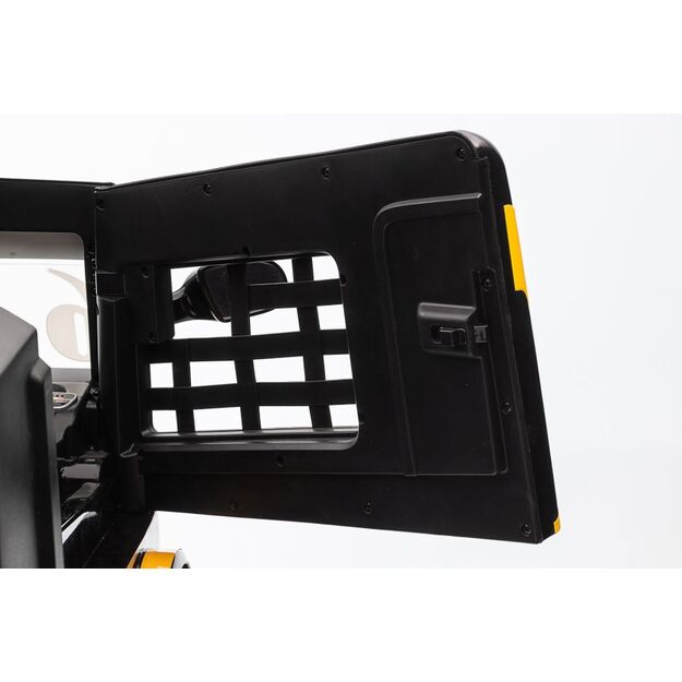 Akumuliatoriaus automobilis Mercedes XMX622B puspriekabė Geltonas LCD ekranas 13