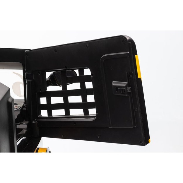 Akumuliatoriaus automobilis Mercedes XMX622B puspriekabė Geltonas LCD ekranas 26