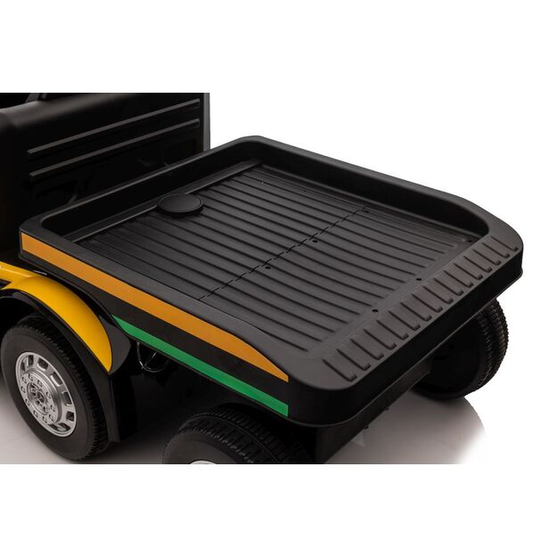 Akumuliatoriaus automobilis Mercedes XMX622B puspriekabė Geltonas LCD ekranas 7