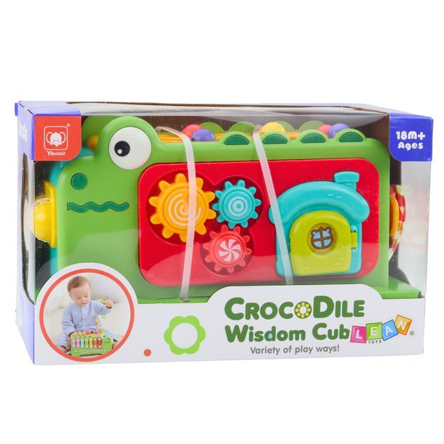 Educational Sensory Cube Cymbals Maze Crocodile 3
