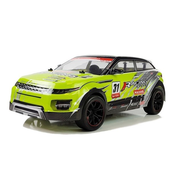 R/C automobilis visureigis 1:10 žalias 1