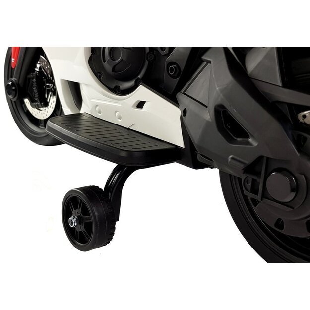 TR1603 Elektrinis pasivažinėjimo motociklas baltas 15