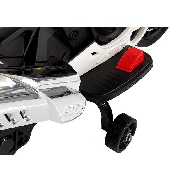 TR1603 Elektrinis pasivažinėjimo motociklas baltas 5