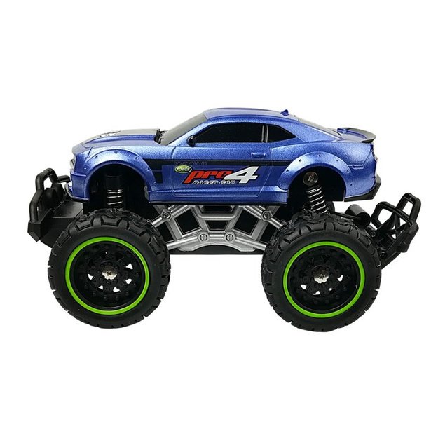 Remote controlled Car Off-road R/C Blue High Wheels