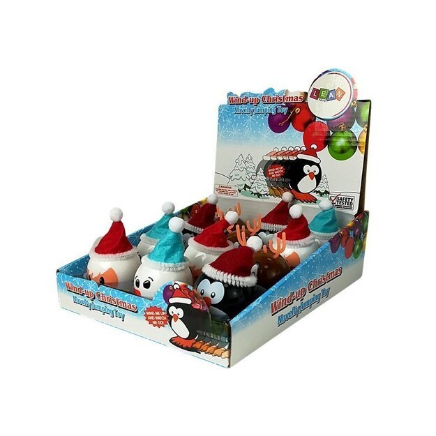 Kalėdinių žaisliukų rinkinys Pingvinas 12 vienetų elnias Sniego senelis Kalėdų Senelis 15