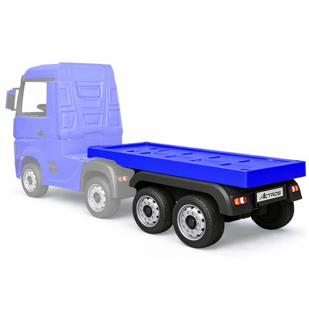 HL358 Mercedes Scania Actros blue vehicle semi-trailer