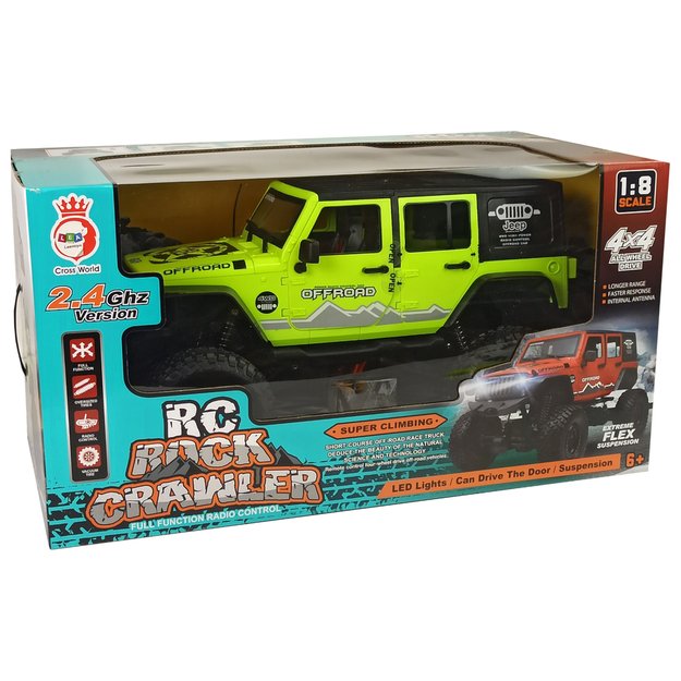 Rock Crawler 2.4 GHz Green 4x4 Shock Absorbers