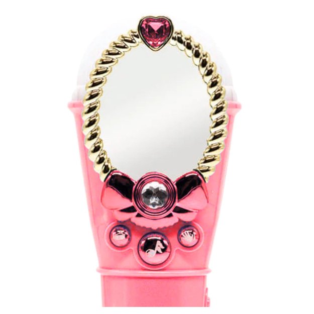 Magiškas veidrodis su mikrofonu Rožinė USB šviesa 5