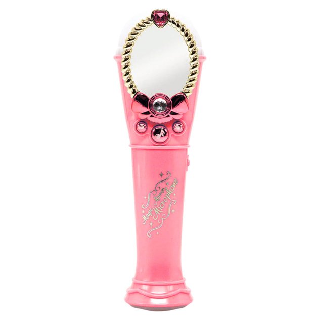 Magiškas veidrodis su mikrofonu Rožinė USB šviesa 4