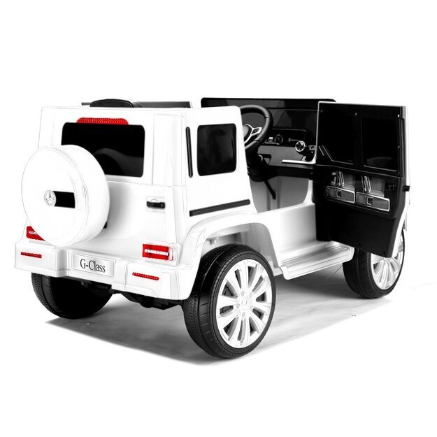 Elektrinis važiuojantis automobilis "Mercedes G500 White 20