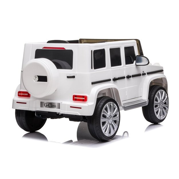 Elektrinis važiuojantis automobilis "Mercedes G500 White 16