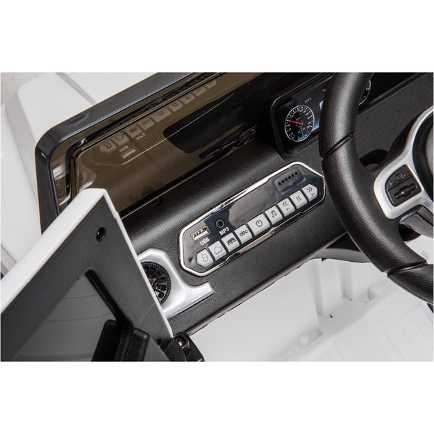 Elektrinis važiuojantis automobilis "Mercedes G500 White 10