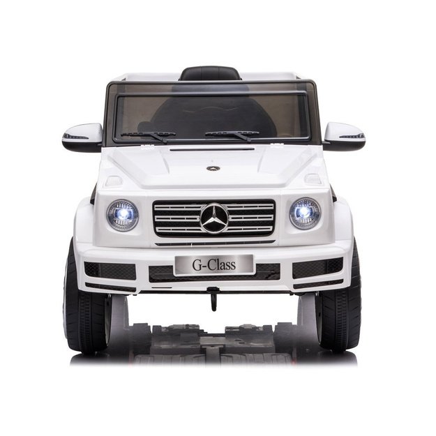 Elektrinis važiuojantis automobilis "Mercedes G500 White 4