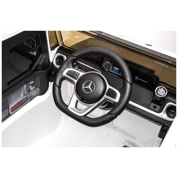 Elektrinis važiuojantis automobilis "Mercedes G500 White 3
