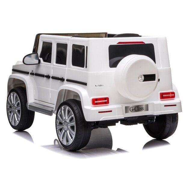 Elektrinis važiuojantis automobilis "Mercedes G500 White 14