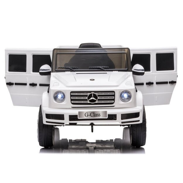 Elektrinis važiuojantis automobilis "Mercedes G500 White 17