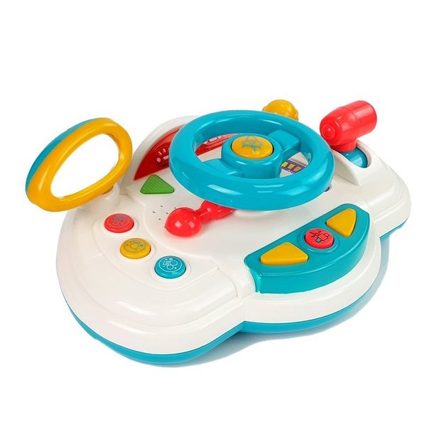 Interaktyvus kūdikių vairo ratas Ragelis garso šviesa 2