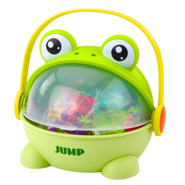 Jumping Frogs Arcade Game, 15-Frog Container, Green 1