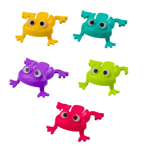 Jumping Frogs Arcade Game, 15-Frog Container, Green 2