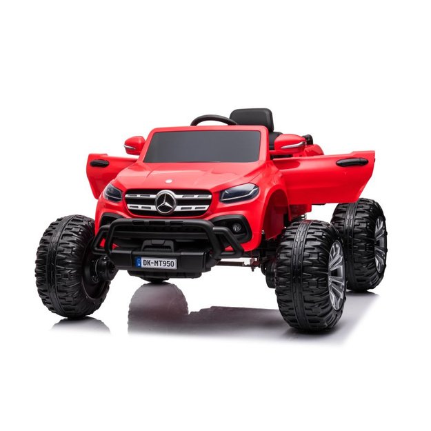 Akumuliatorinis automobilis Mercedes DK-MT950 4x4 Raudona 16