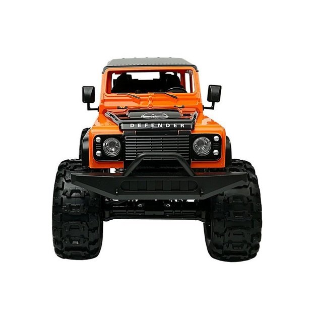 Remote Controlled Car Land Rover Defender R/C Orange 1:14 4