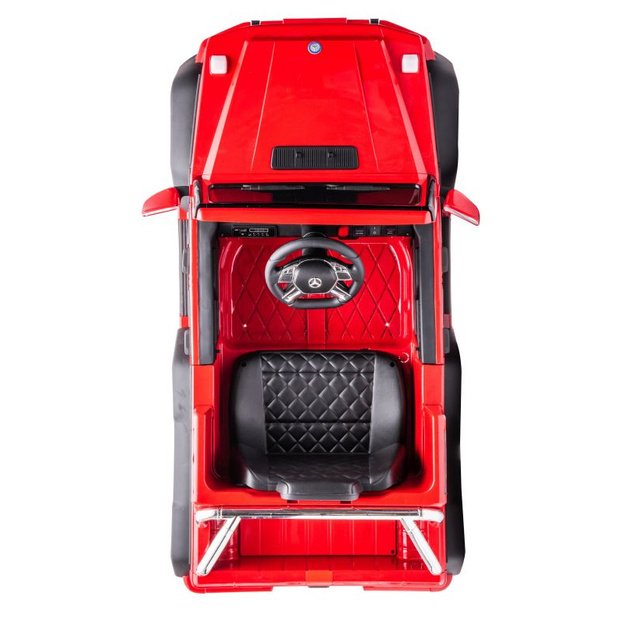 Elektrinis pasivažinėjimas automobiliu "Mercedes Benz G63 Red 2