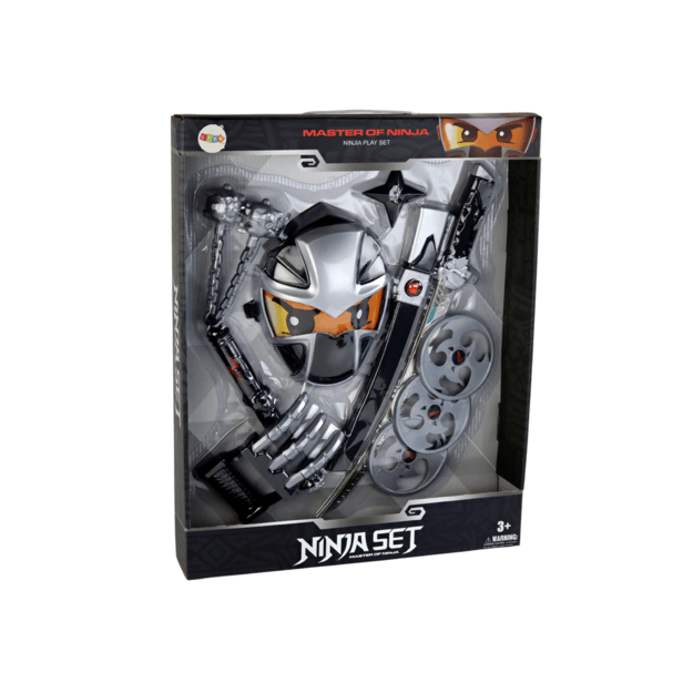 Ninja Warrior Set Sword Mask Shuriken Discs Claws Fist 2