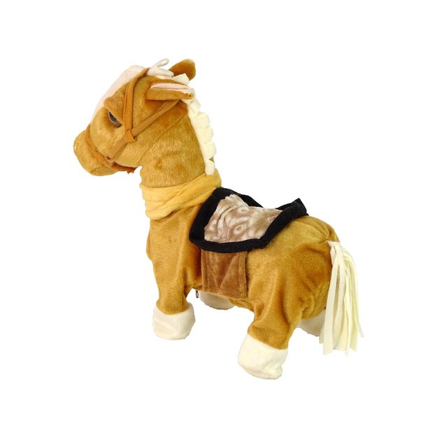 Horse Mascot Interactive Light Brown Horse Light Mane Music