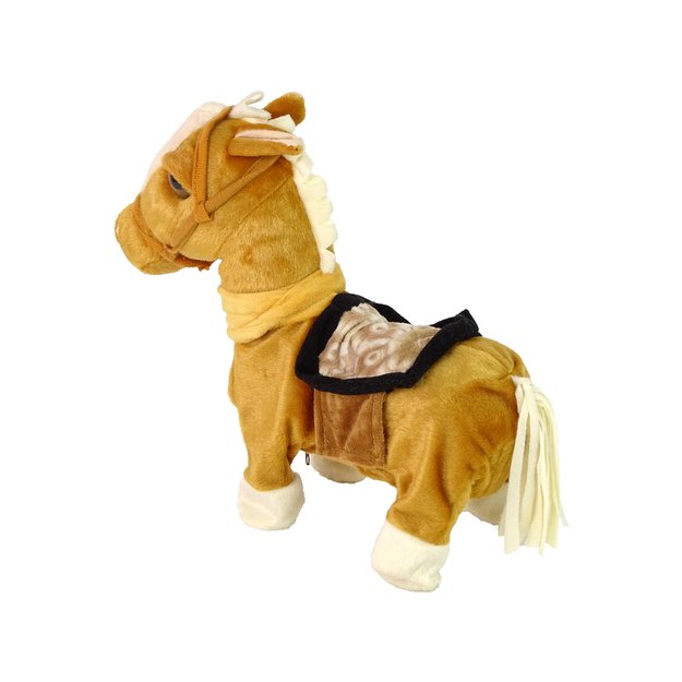 Horse Mascot Interactive Light Brown Horse Light Mane Music