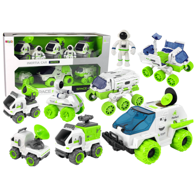 Kosminės transporto priemonės rinkinys 6in1 Rover Satellite vaikams